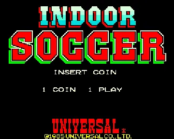 Indoor Soccer screen shot title